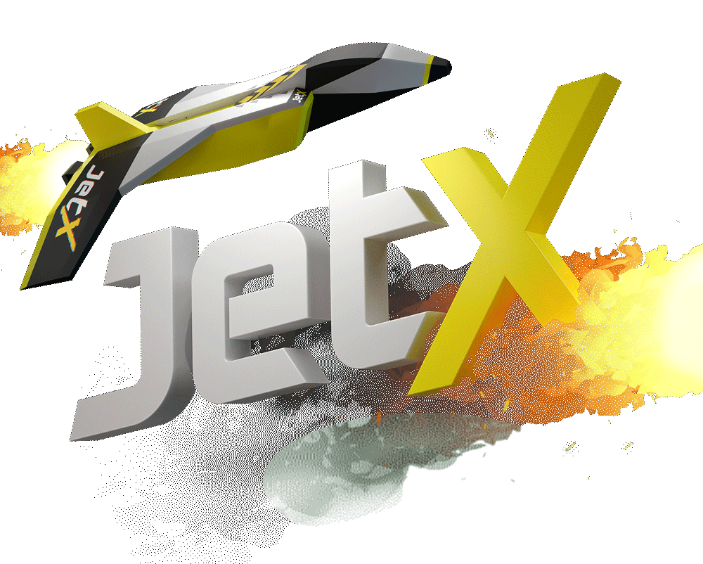 JetX crash game logo