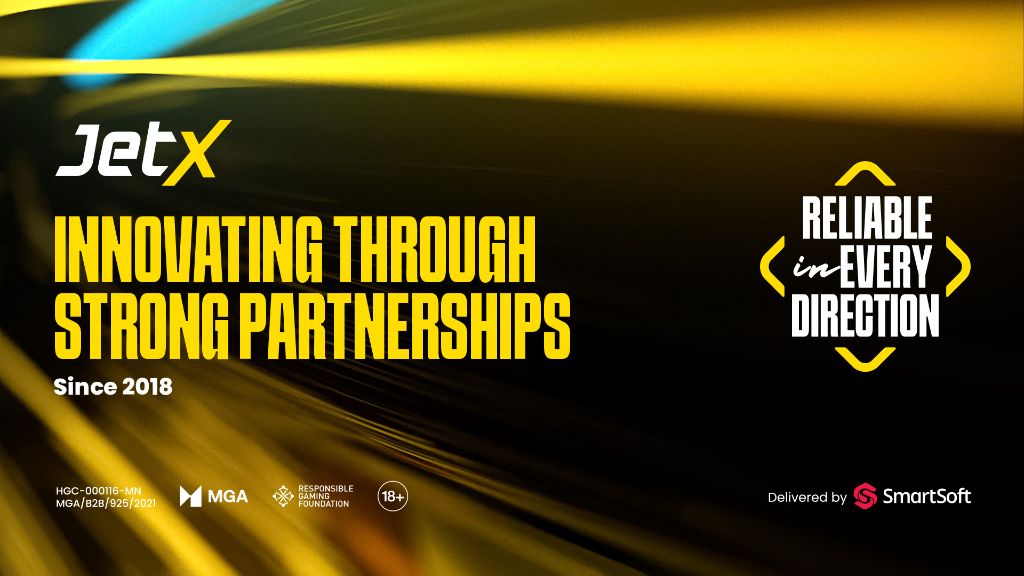 Crash game promo banner: reliability and strong partnerships since 2018